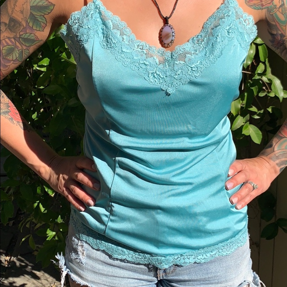 NWOT  Victoria secrete sea green camisole